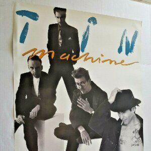 TIN MACHINE Poster RARE Promo 1991 LARGE 36"X24" DAVID BOWIE
